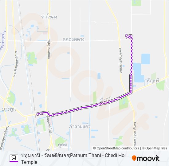 6045 bus Line Map