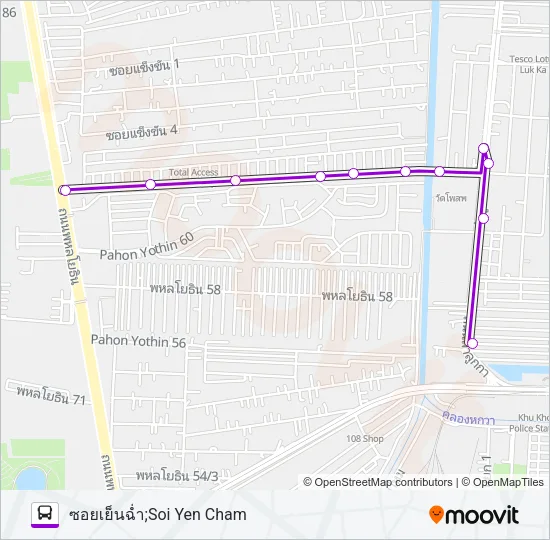6046 Bus Line Map