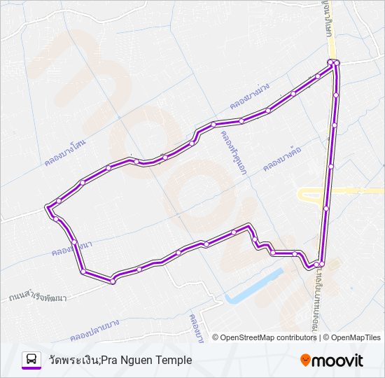 6054 bus Line Map