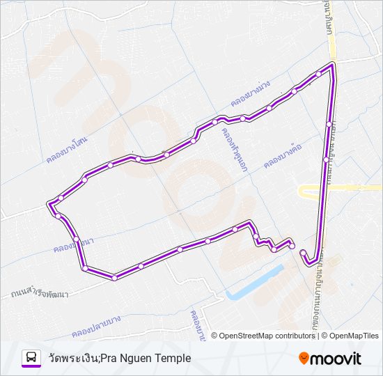 6054 bus Line Map