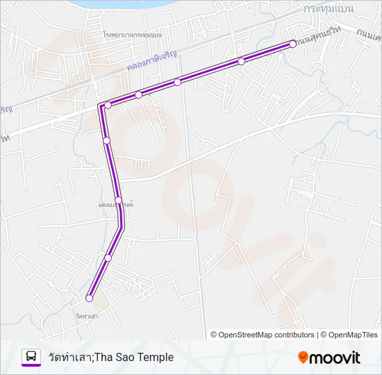 6055 Bus Line Map