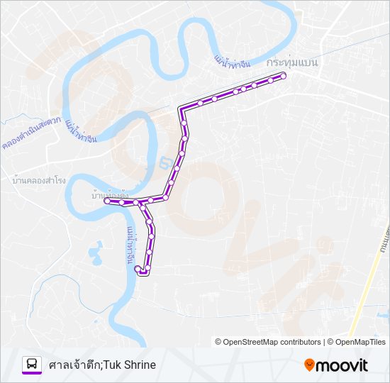 6058 รถบัส แผนที่สายรถ