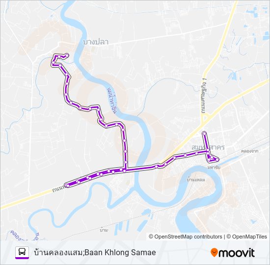 6059 bus Line Map