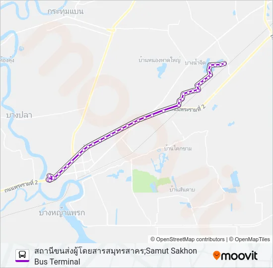 6074 Bus Line Map