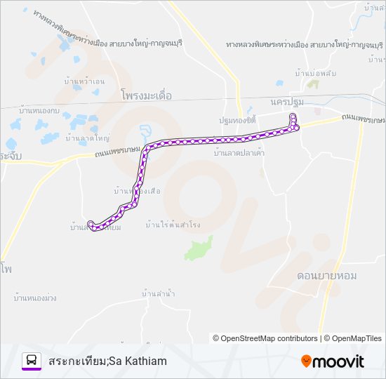 6140 bus Line Map