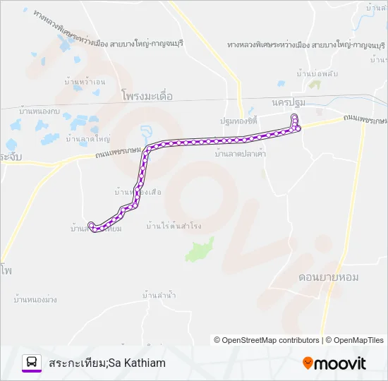 6140 Bus Line Map