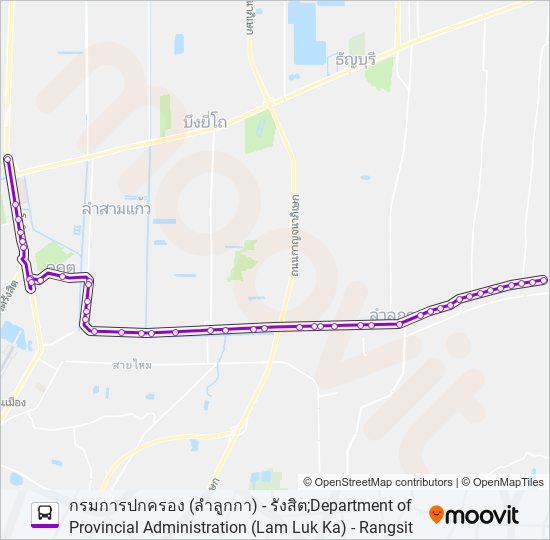 6250 bus Line Map