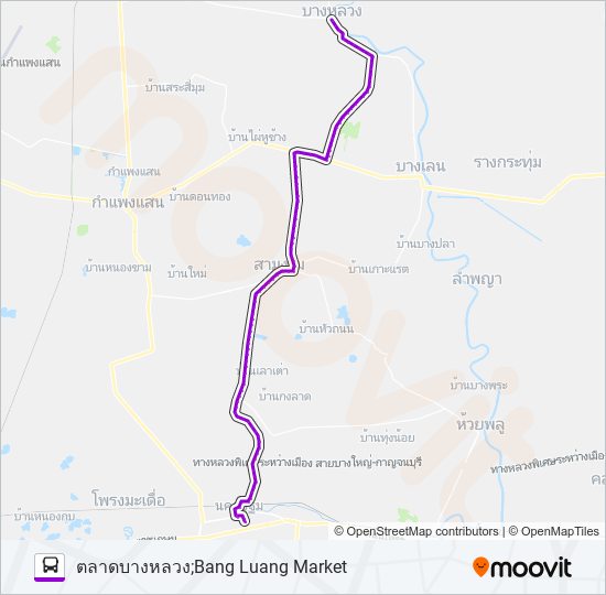 8195 รถบัส แผนที่สายรถ