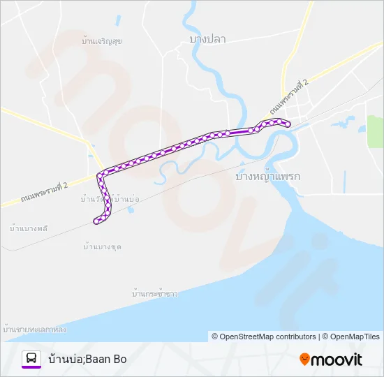 8233 Bus Line Map
