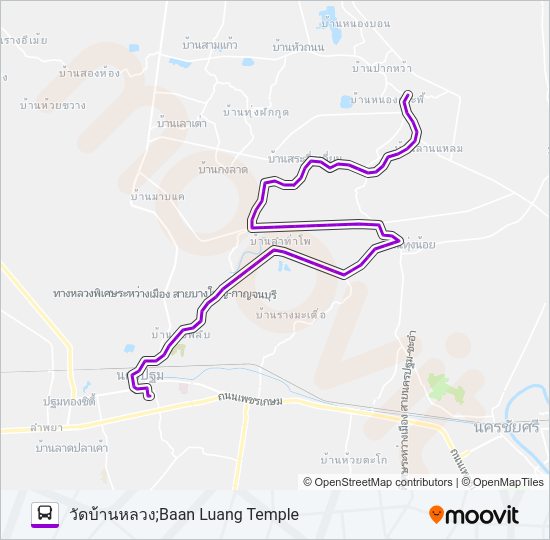 8235 รถบัส แผนที่สายรถ