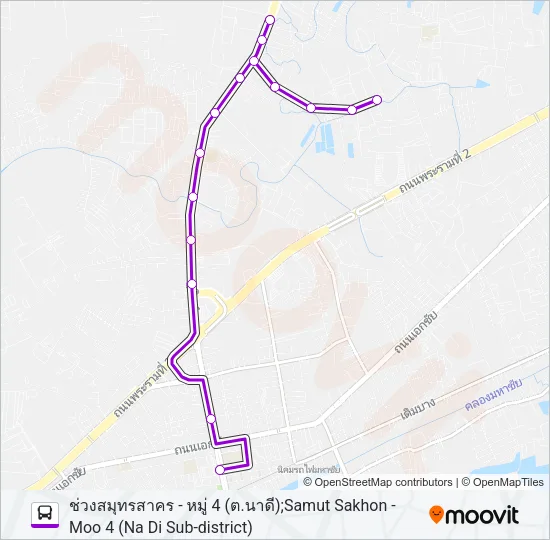 8250 Bus Line Map