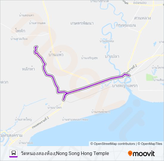 8257 รถบัส แผนที่สายรถ