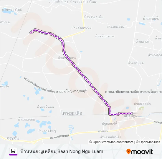 8272 Bus Line Map
