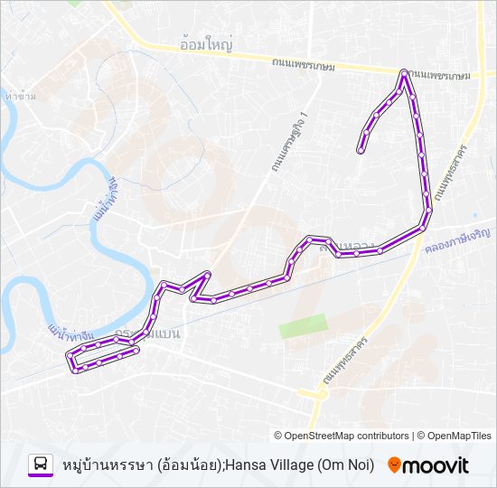 8287 รถบัส แผนที่สายรถ