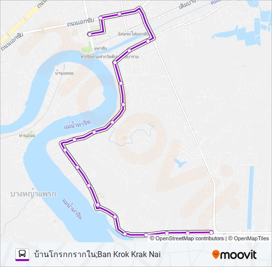 8325 รถบัส แผนที่สายรถ