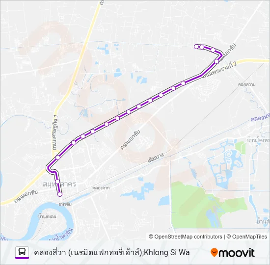 8327 Bus Line Map