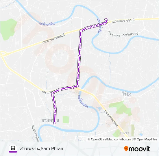 8335 Bus Line Map