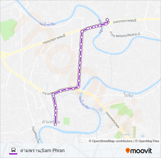 8335 รถบัส แผนที่สายรถ