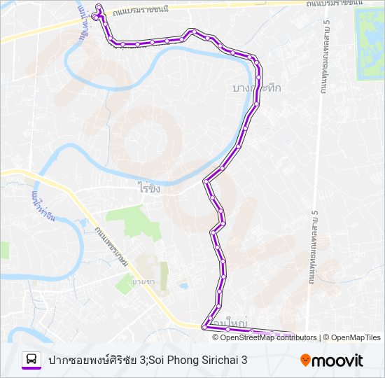 8335 รถบัส แผนที่สายรถ