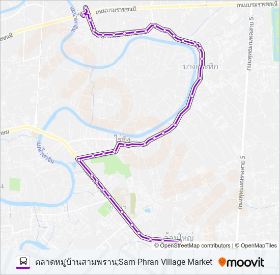 8335 bus Line Map