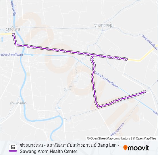 8414 รถบัส แผนที่สายรถ