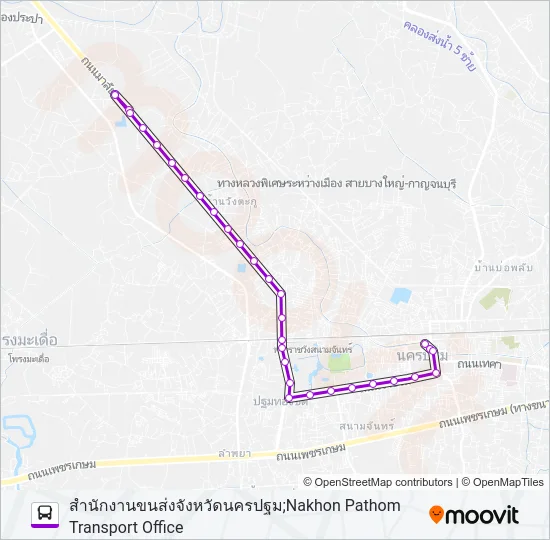 8480 Bus Line Map