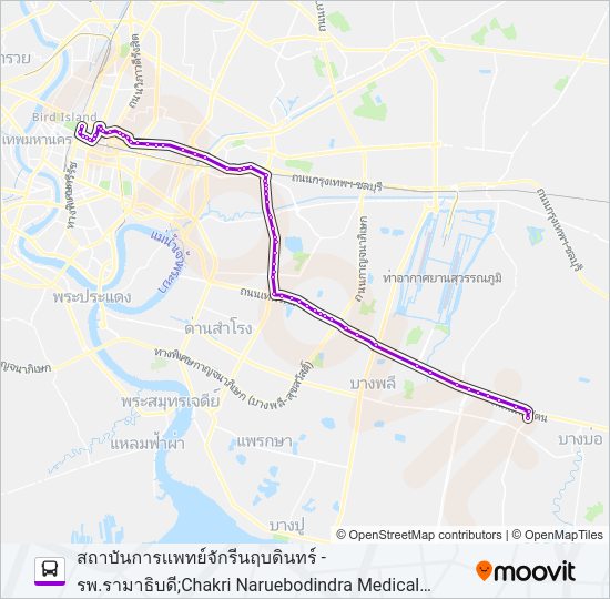 R26E รถบัส แผนที่สายรถ