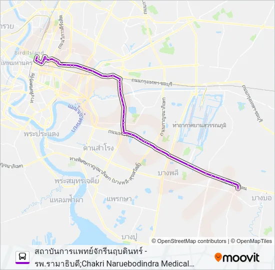 R26E Bus Line Map