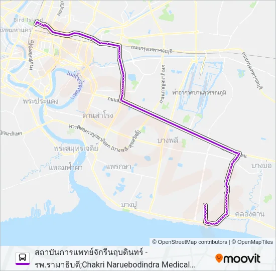 R26E Bus Line Map