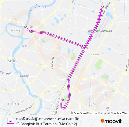 ต.10 Bus Line Map