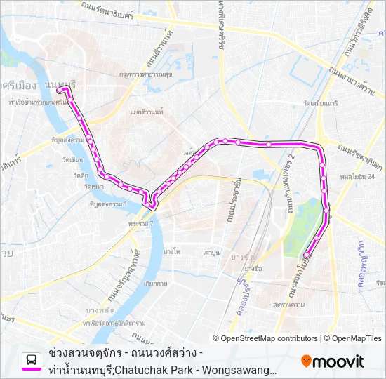 ต.12 Bus Line Map