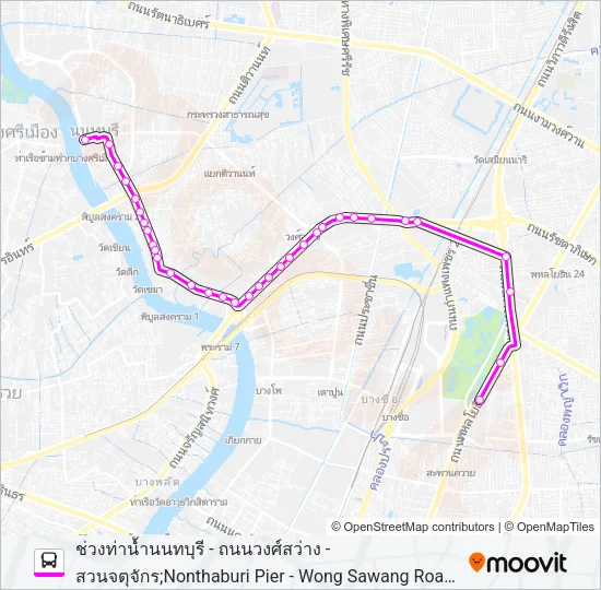 ต.12 รถบัส แผนที่สายรถ