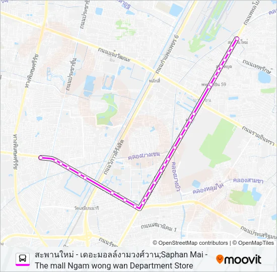 ต.13 Bus Line Map