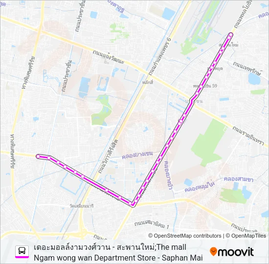 ต.13 Bus Line Map