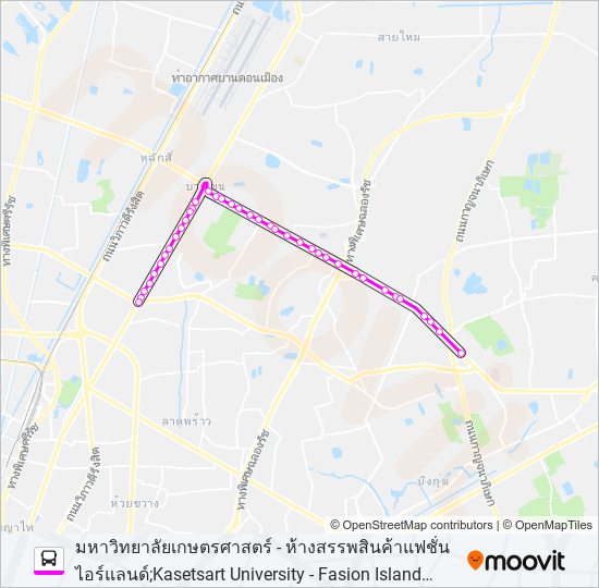 ต.14 bus Line Map