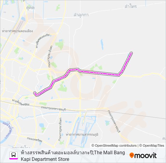 ต.21 bus Line Map