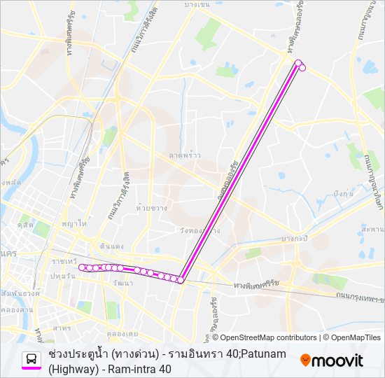 ต.32 รถบัส แผนที่สายรถ