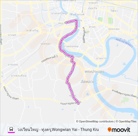 ต.36 รถบัส แผนที่สายรถ