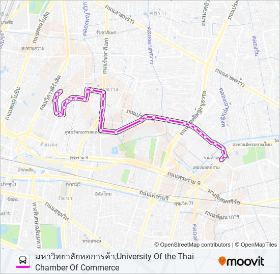 ต.45 bus Line Map