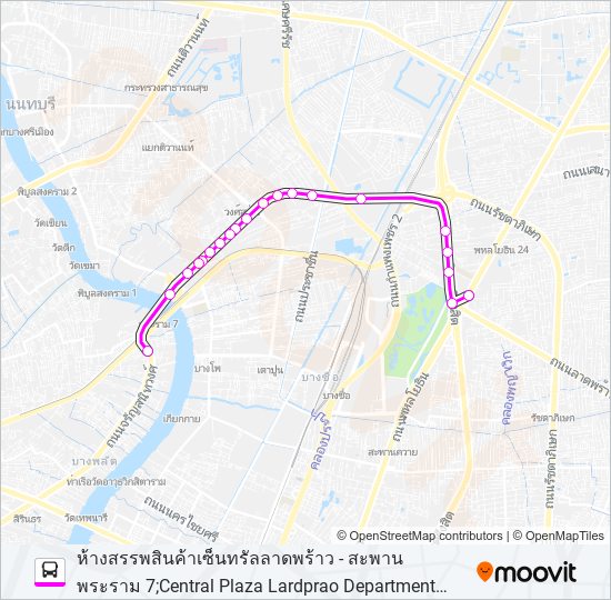 ต.46 bus Line Map