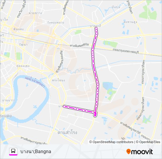 ต.52 รถบัส แผนที่สายรถ