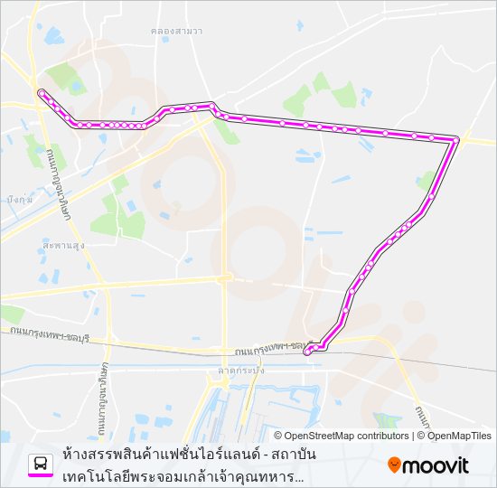 ต.54 รถบัส แผนที่สายรถ