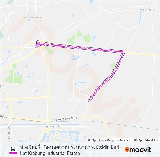 ต.54 รถบัส แผนที่สายรถ