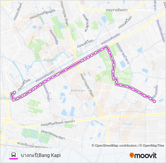 ต.56 รถบัส แผนที่สายรถ