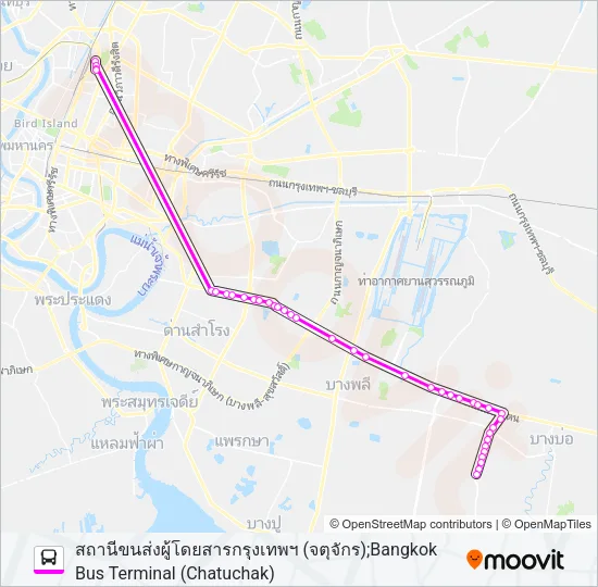 ต.58 Bus Line Map