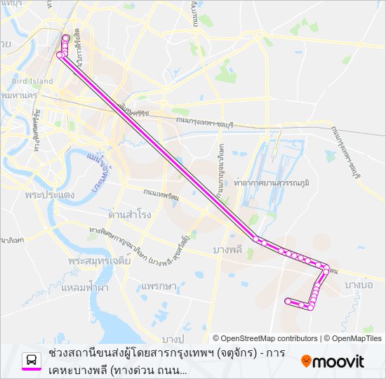 ต.58 bus Line Map