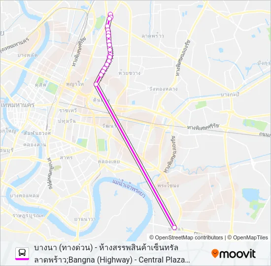 ต.61 Bus Line Map