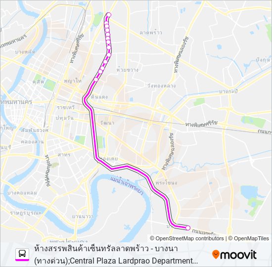 ต.61 bus Line Map