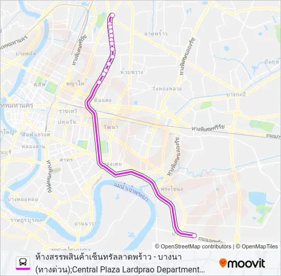 ต.61 Bus Line Map