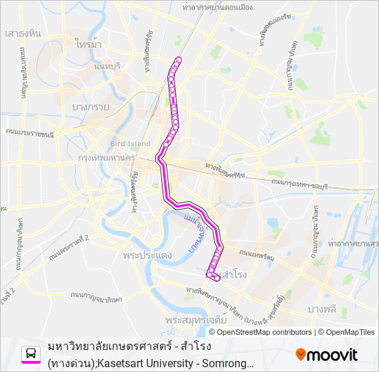 ต.62 bus Line Map